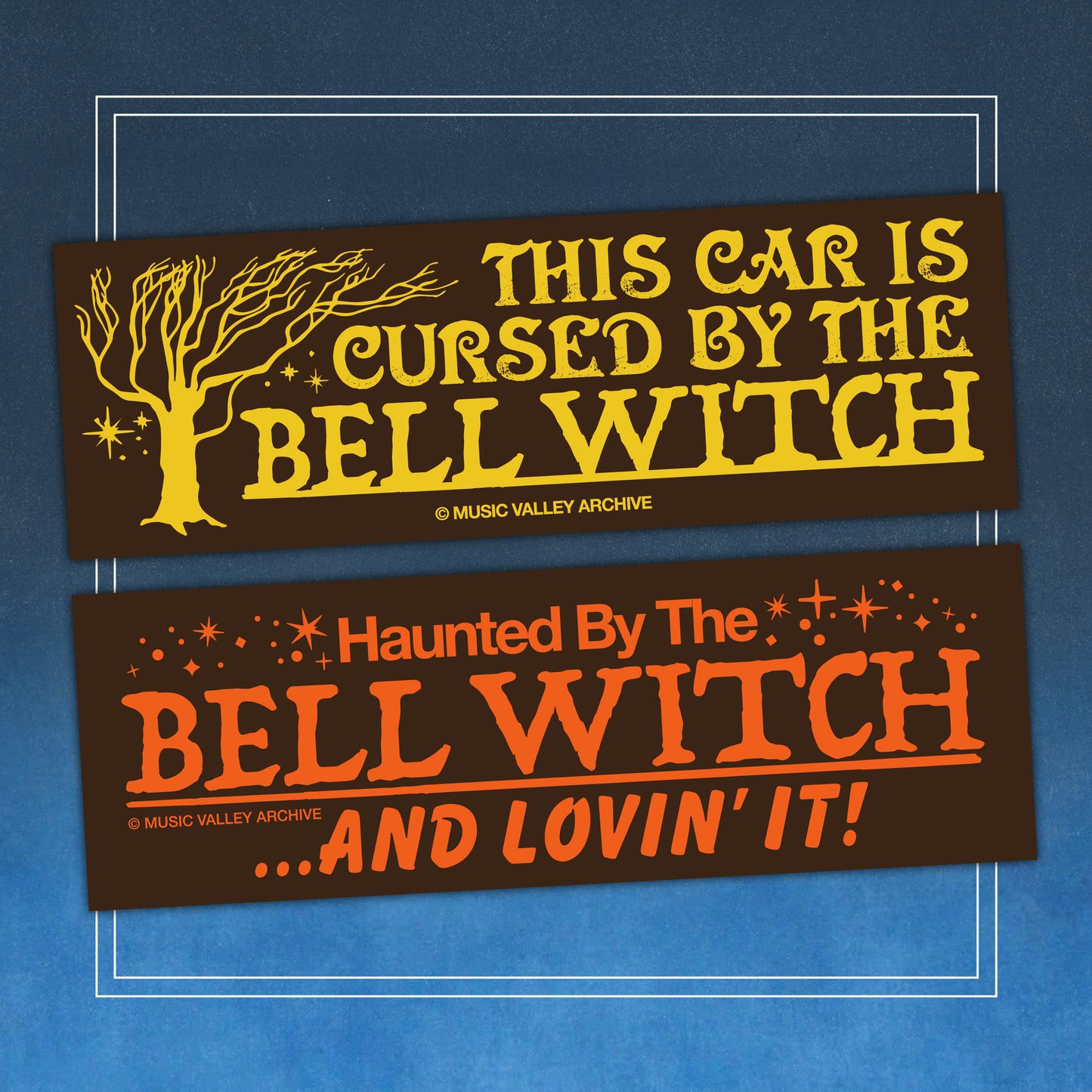 Bell Witch bumper sticker set