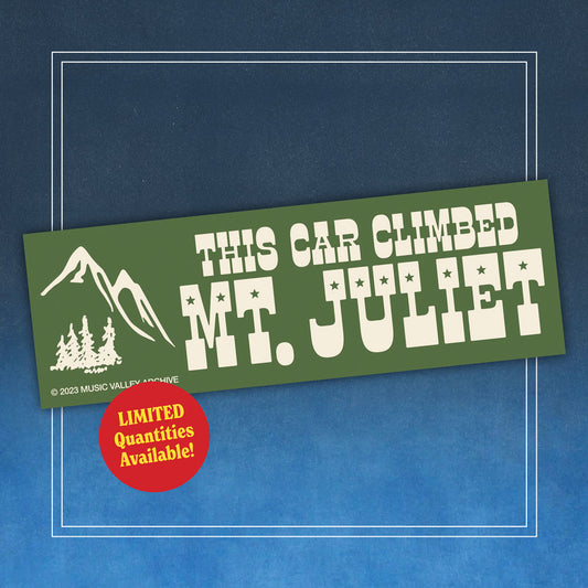 This Car Climbed Mt. Juliet bumper sticker