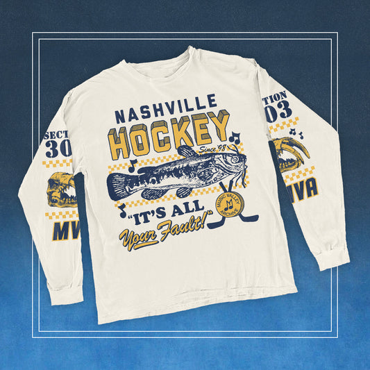 Nashville Hockey Long Sleeve tee