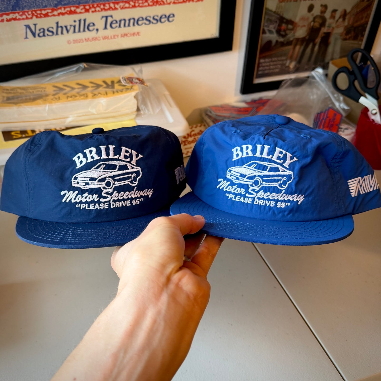 Briley Motor Speedway "Drive 55" Nylon Hat