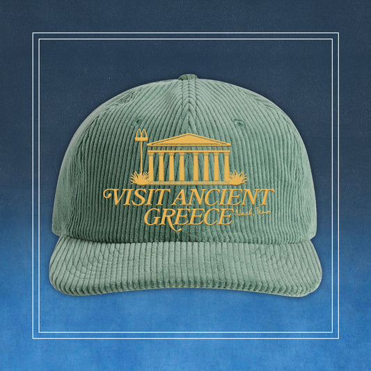 Visit Ancient Greece Corduroy Hat