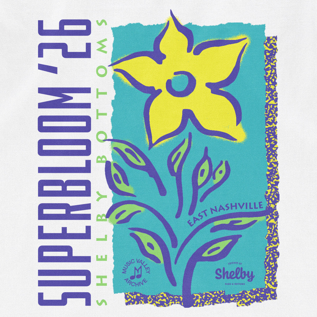 Shelby Bottoms Superbloom '26 In Bloom tee – PREORDER