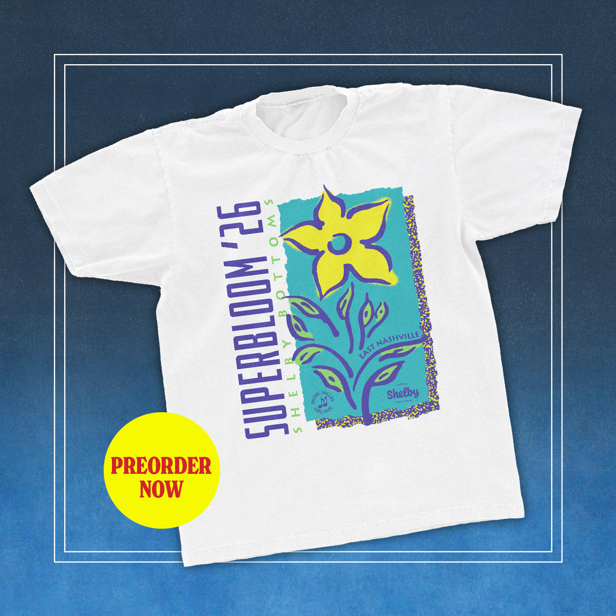 Shelby Bottoms Superbloom '26 In Bloom tee – PREORDER