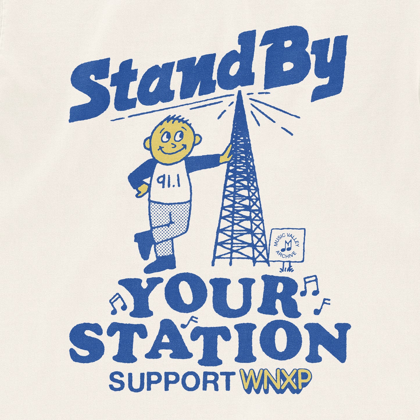MVA x WNXP Stand By Your Station tee